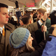 The mood was palpable as commuters set out to mark the historic occasion.